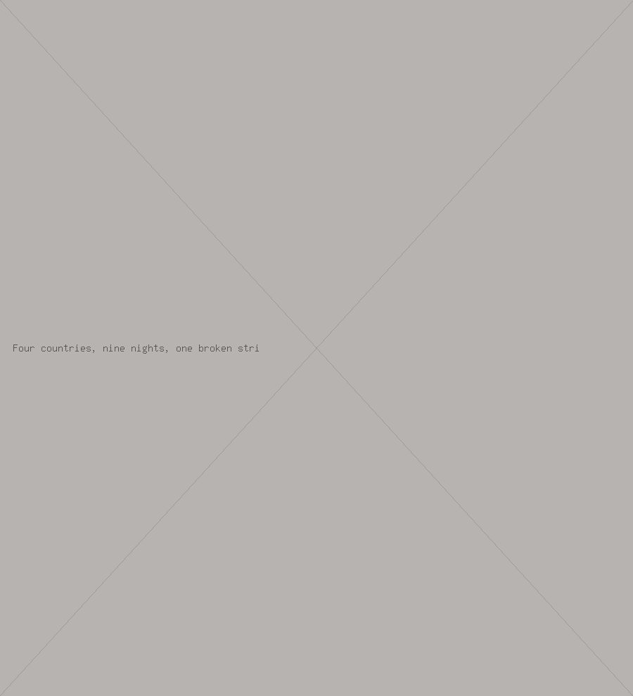 Maxim Martinašević — Four countries, nine nights, one broken string